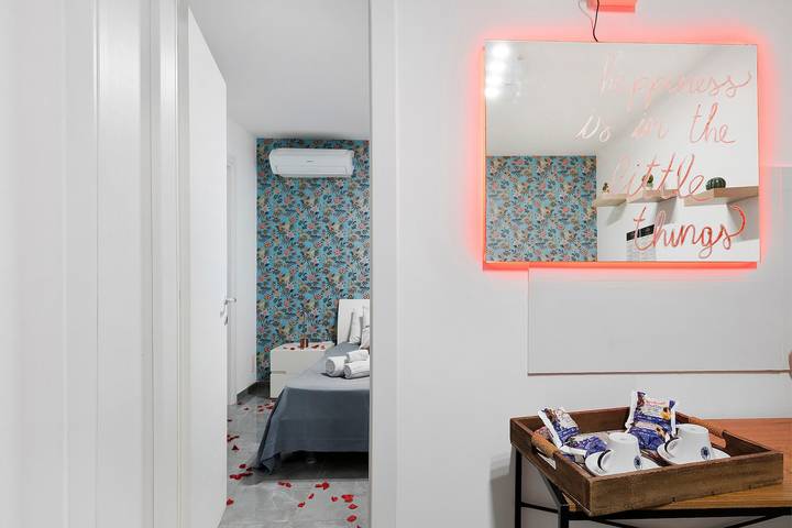 Bed and Breakfast 'Aura Ionica Room Diamante' with Wi-Fi and air conditioning in Porto Cesareo, Tarantobukten