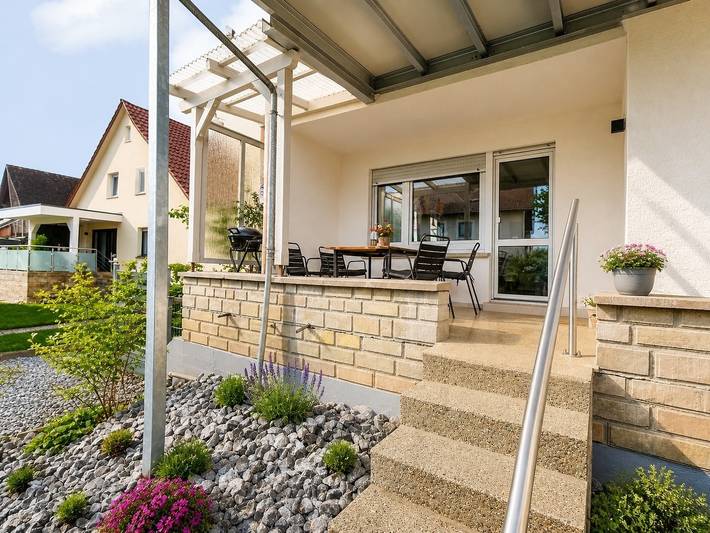 Ferienwohnung für 5 Personen, mit Balkon und Garten in Meckenbeuren