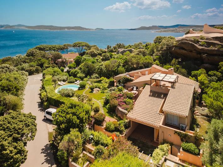Villa per 8 persone, con Balcone e Balcone/Terrazza nonché Terrazza e Panorama a Porto Rafael