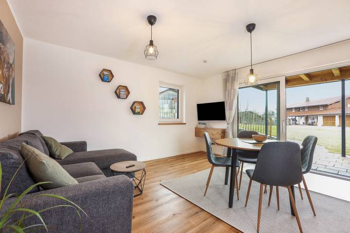 Ferienwohnung für 3 Personen, mit Garten in Seeg