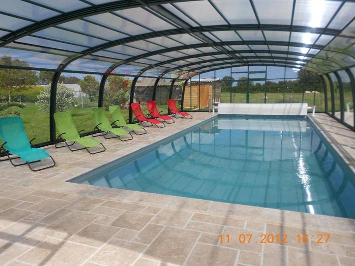 Chambre d’hôte pour 4 personnes, avec jardin et piscine à Lézardrieux