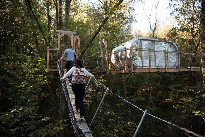 Cabane en bois pour 2 personnes en Dordogne - 4