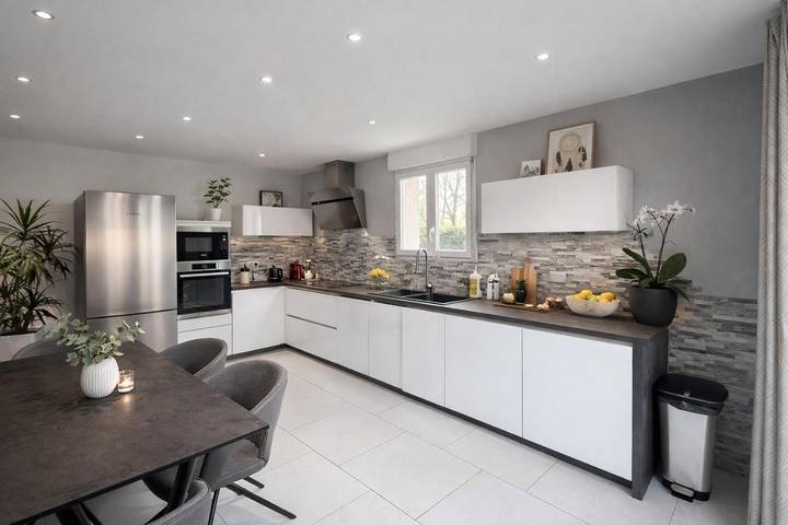 Location de vacances pour 4 personnes, avec Terrasse ainsi que Jardin et Piscine à Golbey - 2