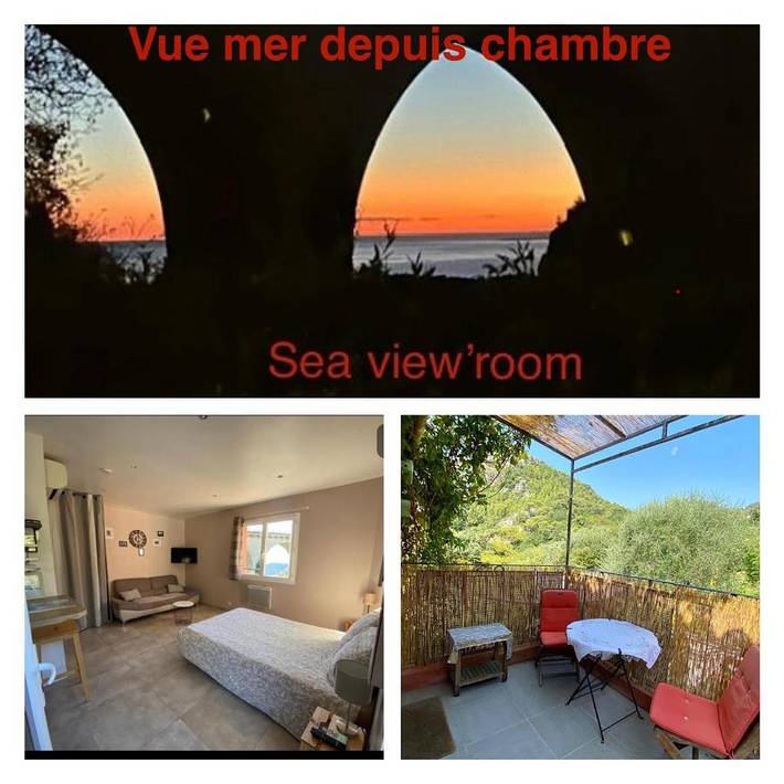 Maison de vacances pour 2 personnes, avec vue et terrasse