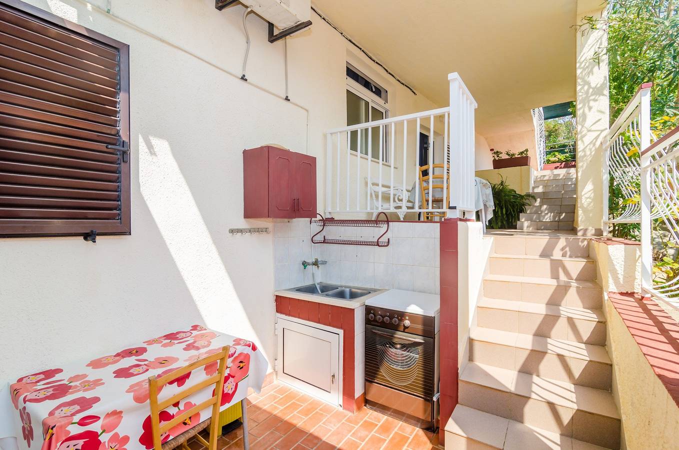 Albergo a gestione familiare per 3 persone con vista oceano in Molunat, Dubrovnik-Neretva
