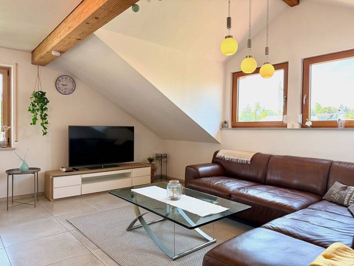 Ganze Wohnung, Ferienwohnung Wohlfühloase - gemütliche Familienunterkunft in ruhiger Lage in Achberg, Region Bodensee-Oberschwaben