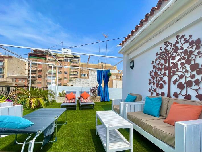 Escapadas de fin de semana para 8 personas, con terraza en Benidorm