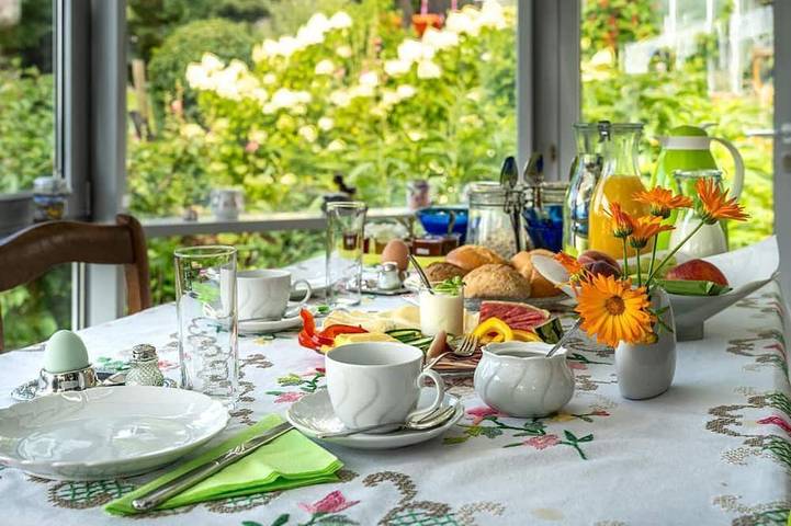Bed and Breakfast für 8 Personen, mit Garten