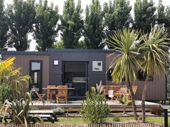 Camping Domaine Les Oréades - Mobilhome 6 personnes - Cottage Taos 4 Pièces 6 Personnes Climatisé + Tv in Sanguinet, Côte d’Argent