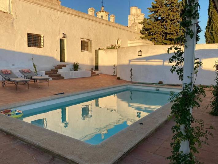 Ferienwohnung für 4 Personen, mit Pool und Garten sowie Ausblick, mit Haustier - 1