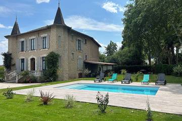 Château pour 15 personnes, avec jacuzzi et jardin dans Haute-Garonne