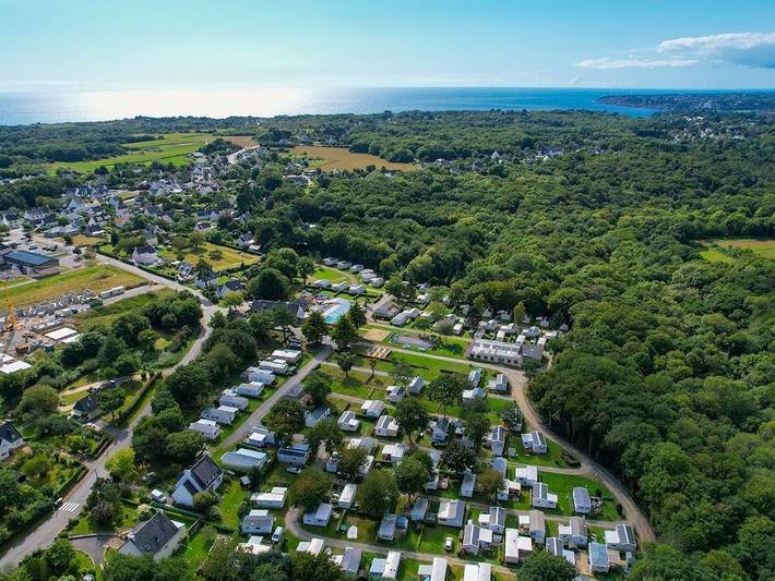 Flower Camping de La Grande Lande - Mobilhome 4 personas - Confort in Moëlan-sur-Mer, Region de Quimper