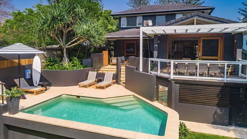 Holiday home for 8 people, with balcony in Byron Bay