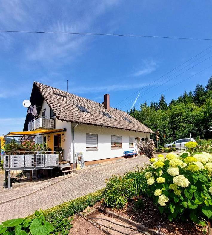 Ferienwohnung für 5 Personen, mit Balkon und Ausblick in Hardt