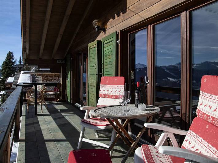 Chalet pour 7 personnes, avec balcon à Verbier