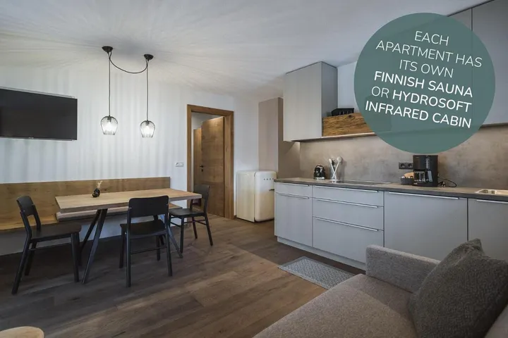 Ferienwohnung für 4 Personen, mit Ausblick und Garten sowie Sauna - 1