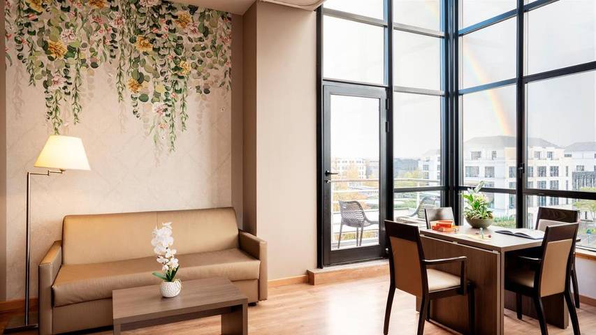 Apartahotel para 4 personas, con Terraza y Jardín en Torcy