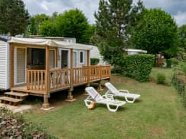 Mobil home pour 5 personnes, avec bassin pour enfant à Saint-Crépin-et-Carlucet - 2