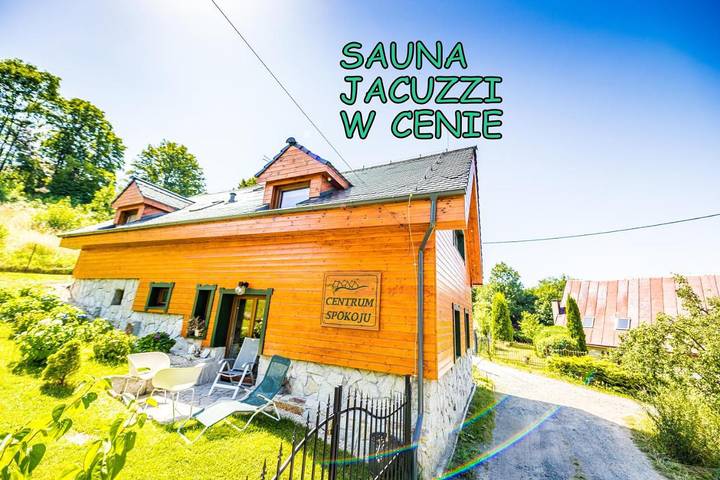 Apartament wakacyjny dla 8 osób, z Jacuzzi i Taras oraz Ogród i Sauna w Zachełmie