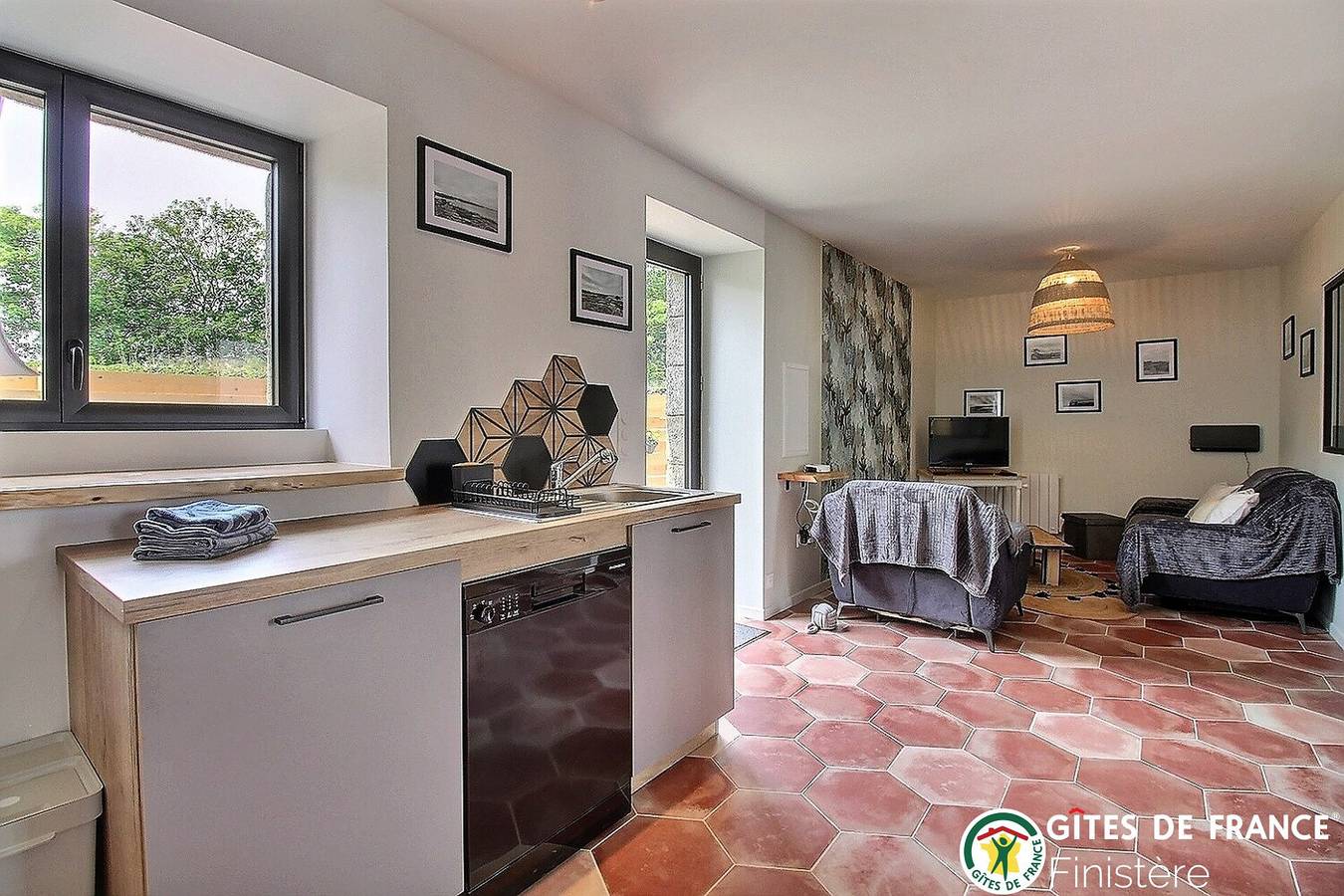 La petite roche plate. in Lanildut, Brest und Umgebung