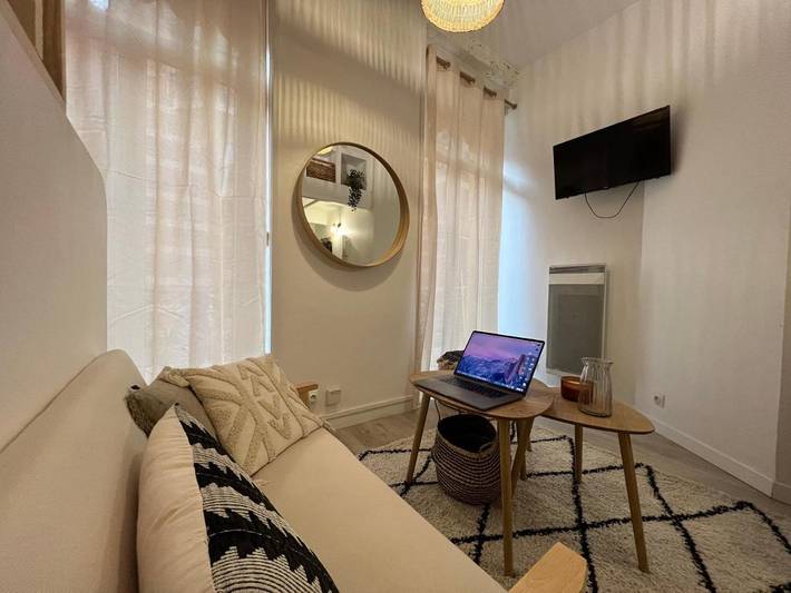 Gîte pour 2 personnes, avec terrasse, animaux acceptés dans Gare De Toulouse Matabiau