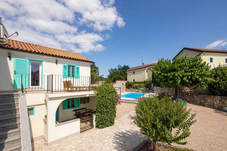 Villa mit pool für 4 Personen, mit Pool und Garten, mit Haustier auf Krk - 4