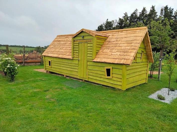 Maison de campagne pour 4 personnes, avec jardin et vue à Épuisay