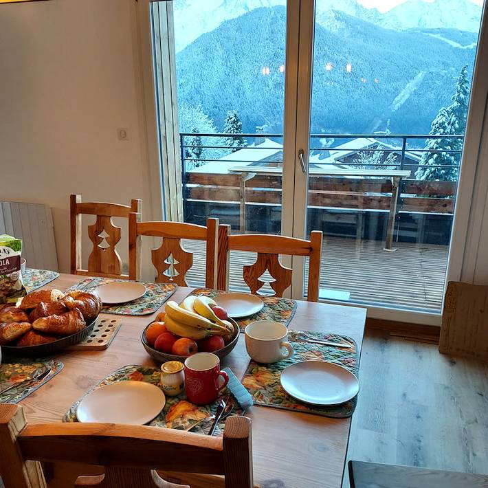 Gîte pour 9 personnes, avec terrasse à Passy - 4