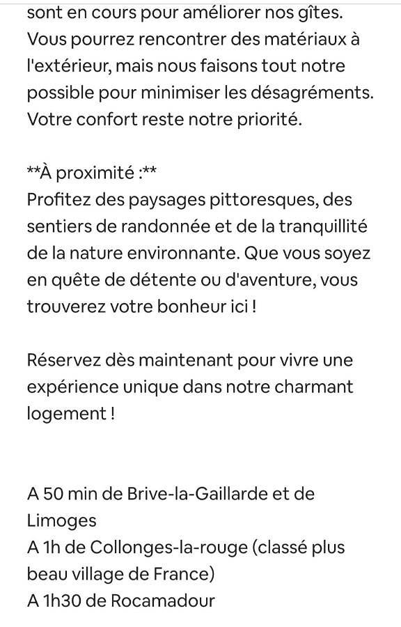 Location de vacances pour 5 personnes, avec jardin et vue ainsi que vue sur le lac et terrasse dans Le Lonzac - 4