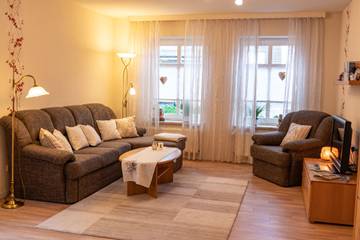 Ferienwohnung für 2 Personen, mit Terrasse und Balkon/Terrasse am Hafen Büsum