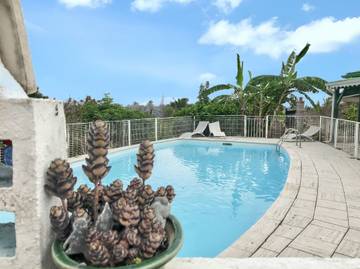 Maison de vacances pour 10 personnes, avec piscine et terrasse en Guadeloupe