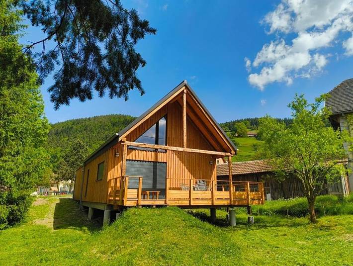Chalet pour 6 personnes, avec vue et jardin