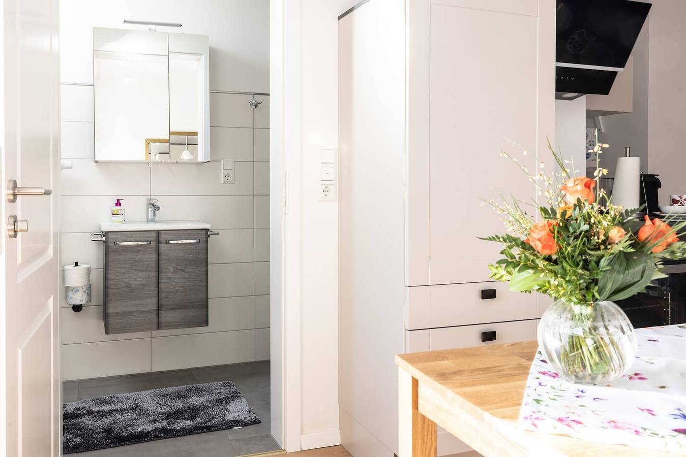 Hel lejlighed, Apartment 'Kleines Mehr' with Wi-Fi in Wiegboldsbur, Südbrookmerland