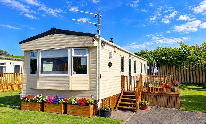 Feriehus for 6 personer, med Terrasse og Have i Skotland