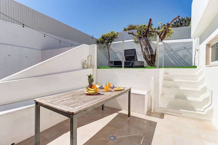 Ferienwohnung für 6 Personen, mit Garten
