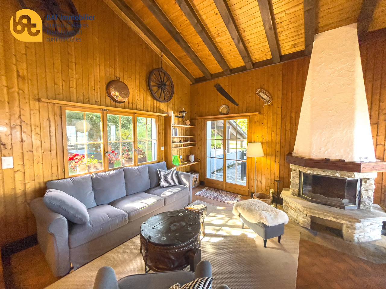 Apartamento entero, Sébaric n° 79, duplex in chalet with fireplace in Chalais (Suiza), Alpes del Valais