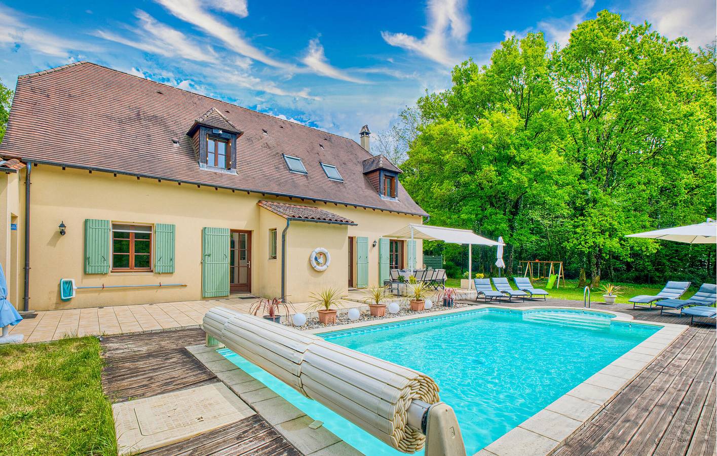 Appartement confortable avec piscine et jardin, à 2 km de Calès in Trémolat, Périgord Pourpre