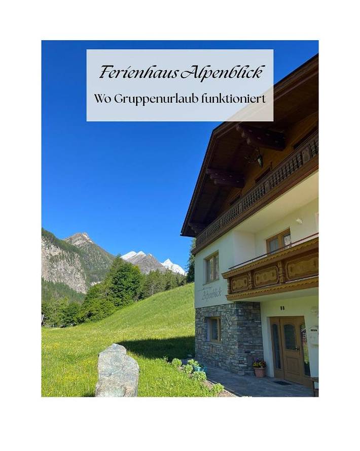Ferienhaus für 10 Personen, mit Balkon und Ausblick in Heiligenblut