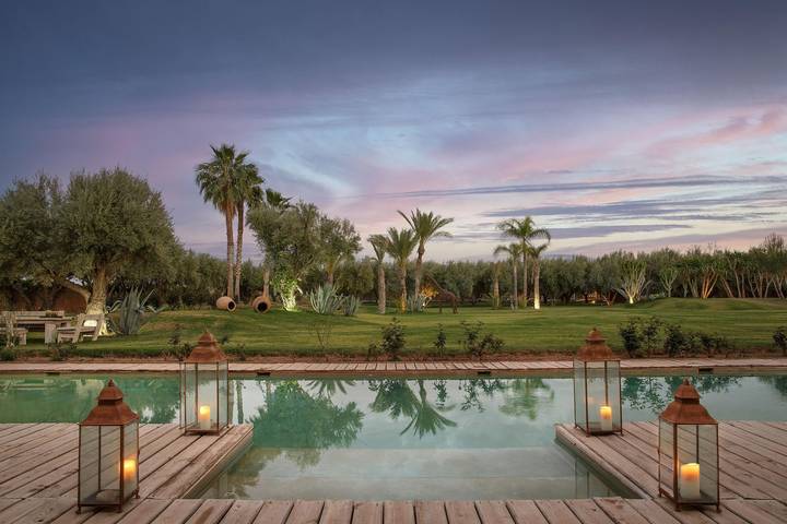 Chalet para 14 personas, con jardín además de balcón y sauna en Marruecos