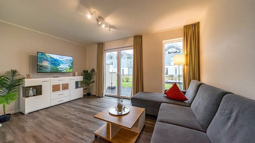 Ferienhaus mit Meerblick für 6 Personen, mit Terrasse und Sauna