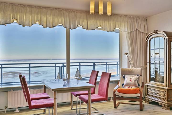 Appartement de vacances entier, Appartement de vacances pour 2 personnes avec balcon in Fkk Strand Duhnen, Cuxhaven