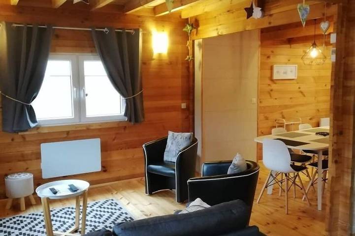 Maison de campagne pour 6 personnes, avec jardin et balcon à Neubois