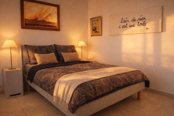 Gîte pour 4 personnes, avec balcon dans Plage de la Pierre au Tambour - 2