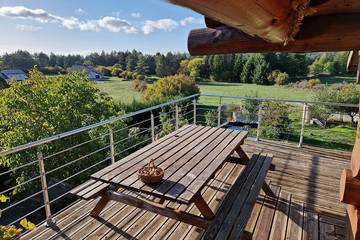 Maison de campagne pour 12 personnes, avec balcon ainsi que jacuzzi et jardin à Saint-Sauveur-Camprieu