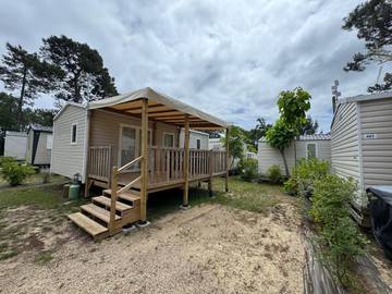 Camping pour 6 personnes, avec piscine ainsi que jardin et jacuzzi, animaux acceptés dans Claouey
