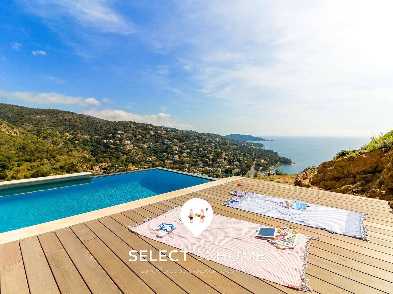 Ganze Wohnung, Romantischer Rückzugsort in Le Lavandou mit Infinity-Pool in Le Lavandou, Parc national Port-Cros