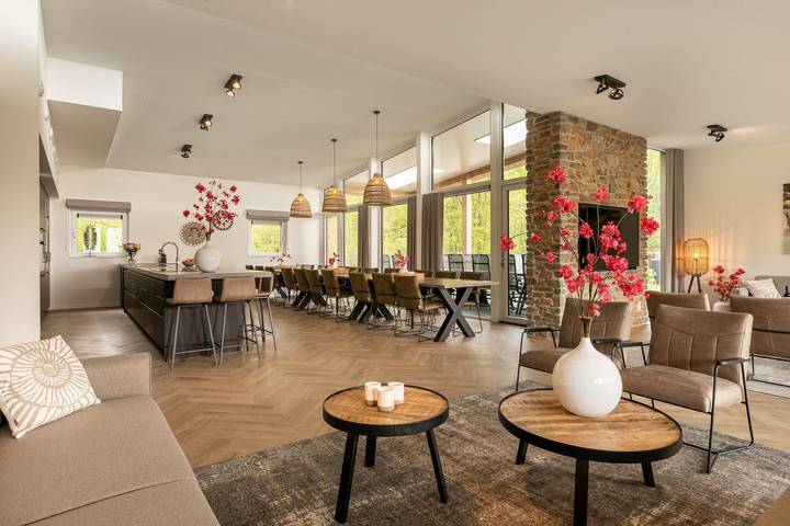 Ferienhaus für 20 Personen, mit Balkon/Terrasse und Terrasse sowie Sauna in Bergen (Limburg) - 3
