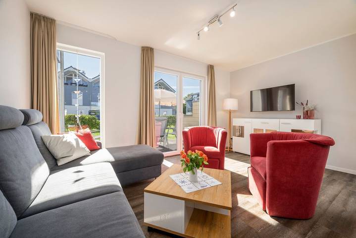 Ferienhaus für 6 Personen, mit Ausblick und Sauna sowie Garten in Wangerland - 4