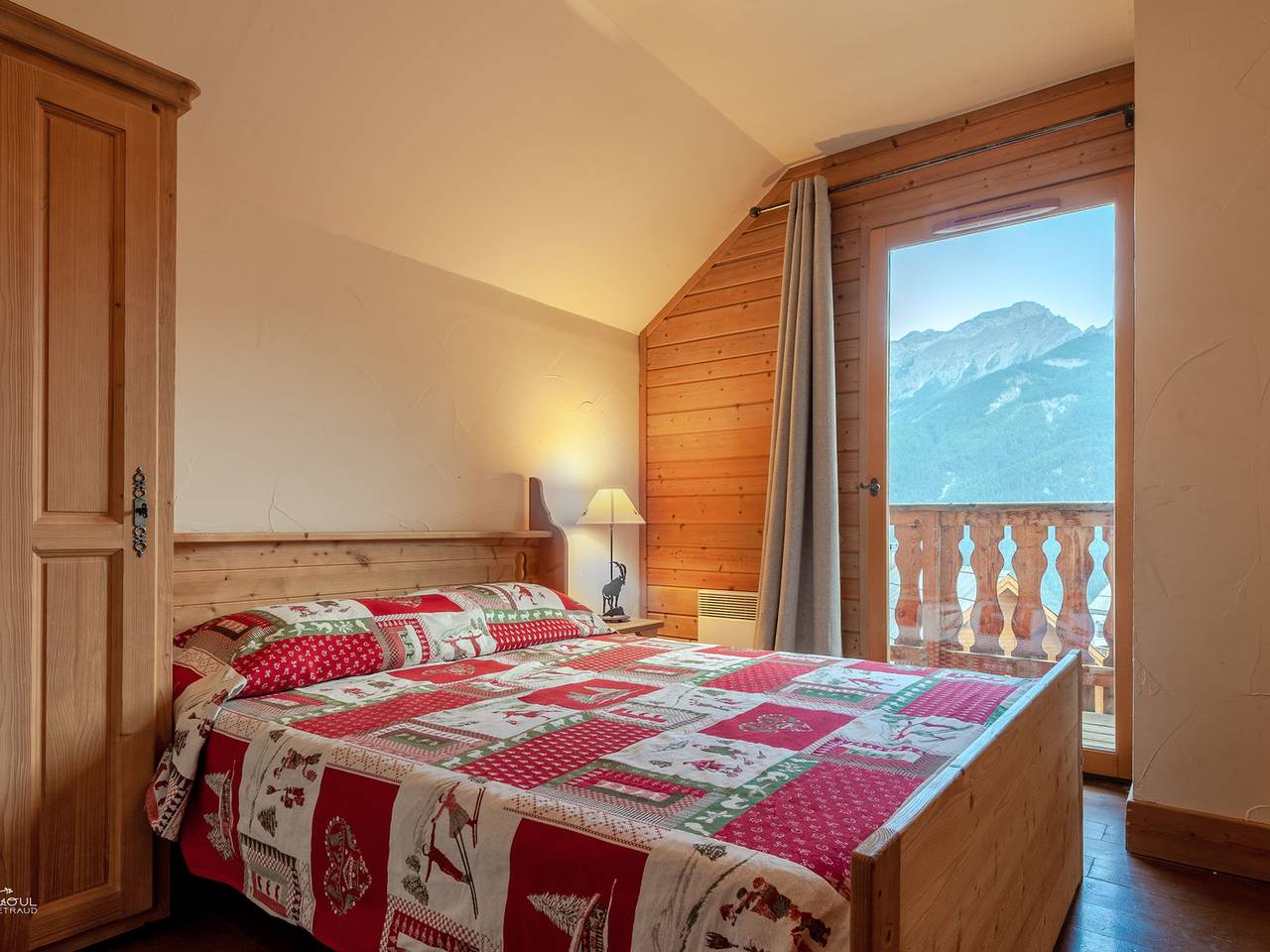 Holzchalet mit 3 Schlafzimmern in Pra Loup in Pra-Loup, Uvernet-Fours