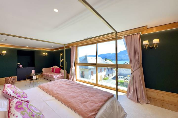 Chambre pour 2 personnes, avec Vue sur le lac